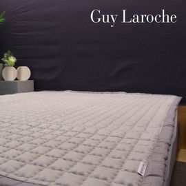 Guy Laroche Semi-Micro Fiber Dandy Grey Comforter High Density Quilted Premium Bedding for All Seasons _ Made in Korea